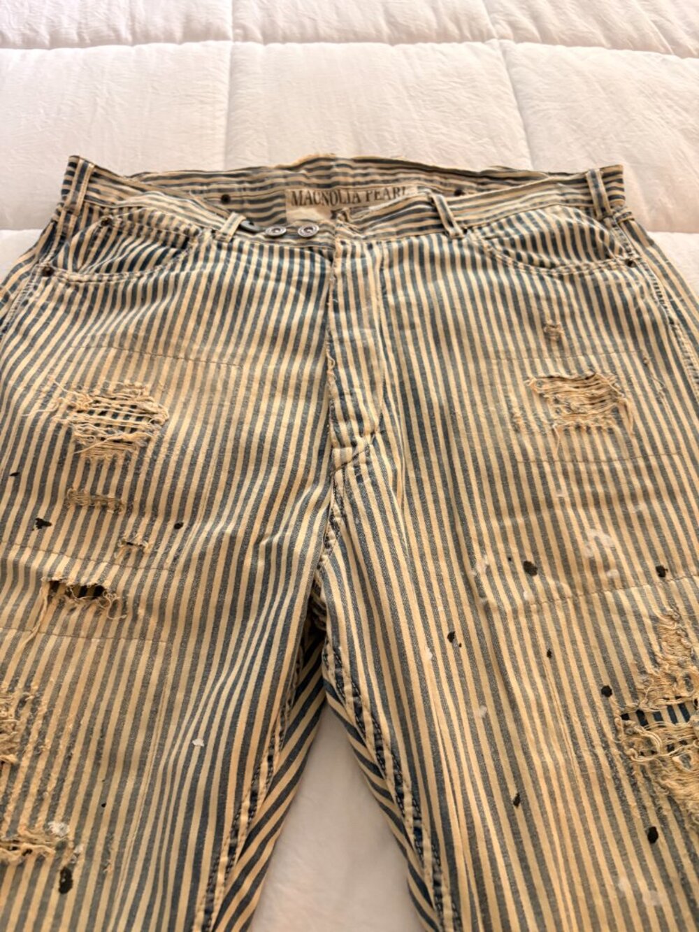 Magnolia Pearl Railroad Striped Miner Denims Union Pacific #151 - EC - Picture 3 of 8